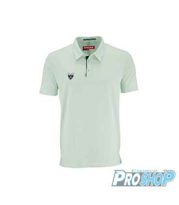 Polo CCM Hockey Golf Fitted Adulte (vert menthe)