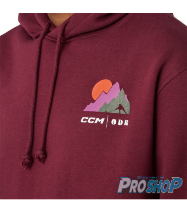 Sweat à capuche CCM Winter Montagnes Senior