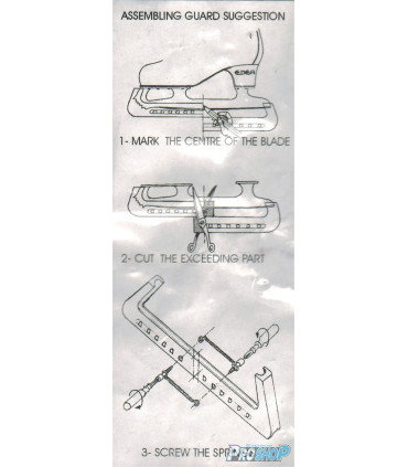 Protège lames DELUX N°1 J1416 crystal, paire