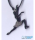 PENDENTIF Argent 925 PATINEUSE J009 avec CORDON