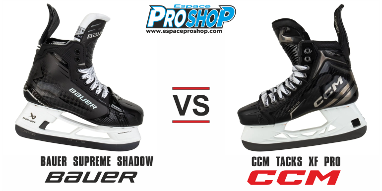 Nouveautés patins de hockey 2024 : CCM XF Pro vs Bauer Shadow !