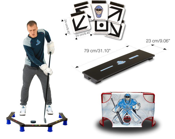 Lot De 5 Palets D'Exercice Pour Hockey - Diamètre 7.5 Cm, PU, Pour Entraînement Sur Glace Ou Sol - 11